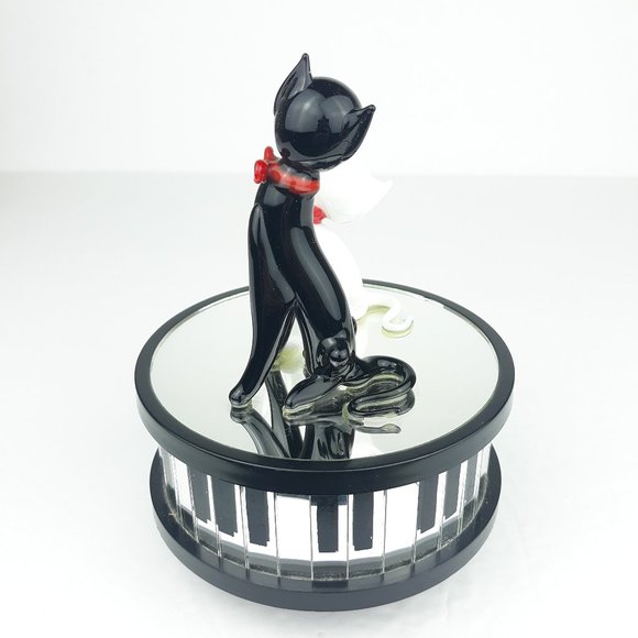 Enesco Memory From Cats Piano Keys Music Box - Picture 5 of 12